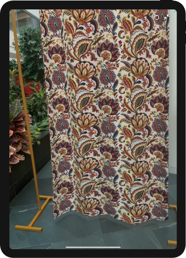 Glyphアプリのインターフェイス - AR表示